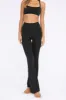 DayFlex High Waisted Flared Yoga Pant No Front Seam - Shadow Black sold by TALA