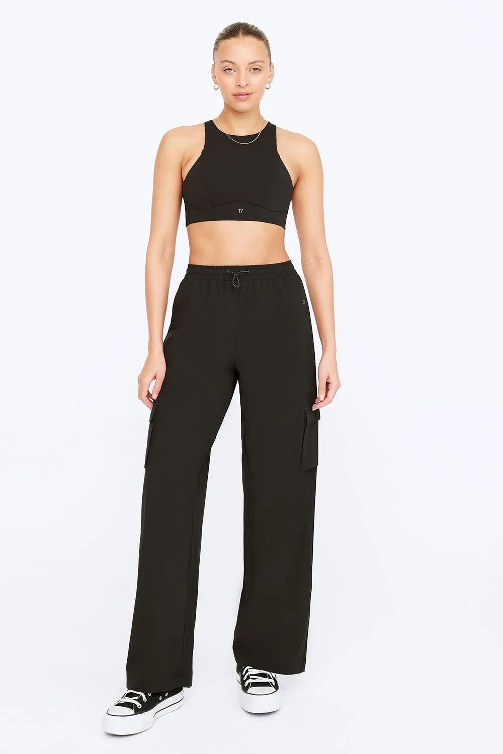 Woven Track Pant - Black sold by TALA