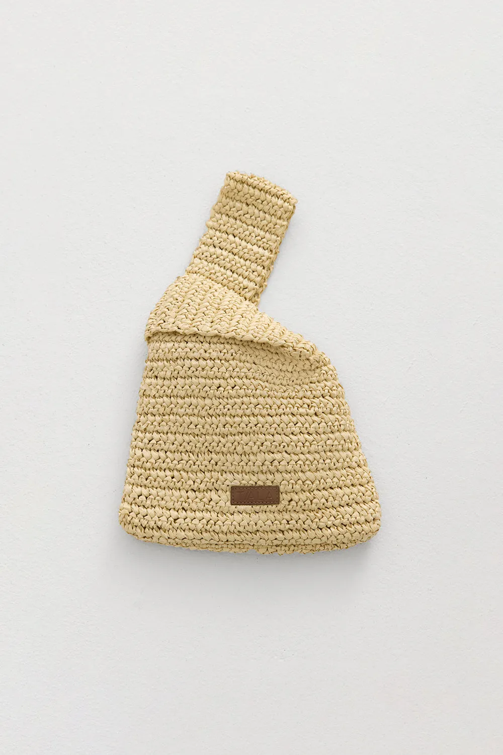 EMBOSSED LOGO RAFFIA CLUTCH BAG - NATURAL sold by TALA product image thumbnail 2