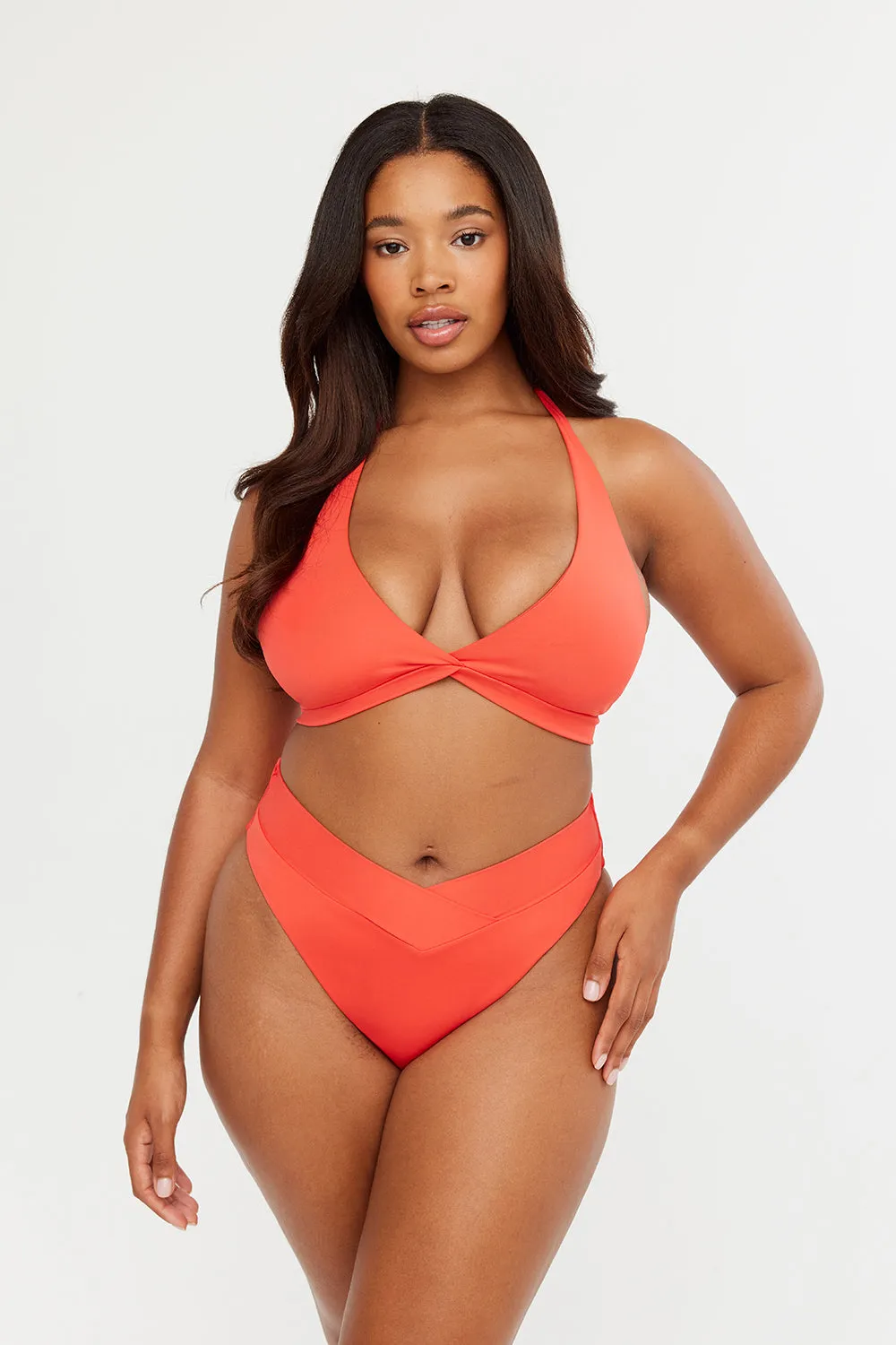 MAUI WRAP DETAIL BIKINI BRIEF - CHILLI sold by TALA product image thumbnail 2