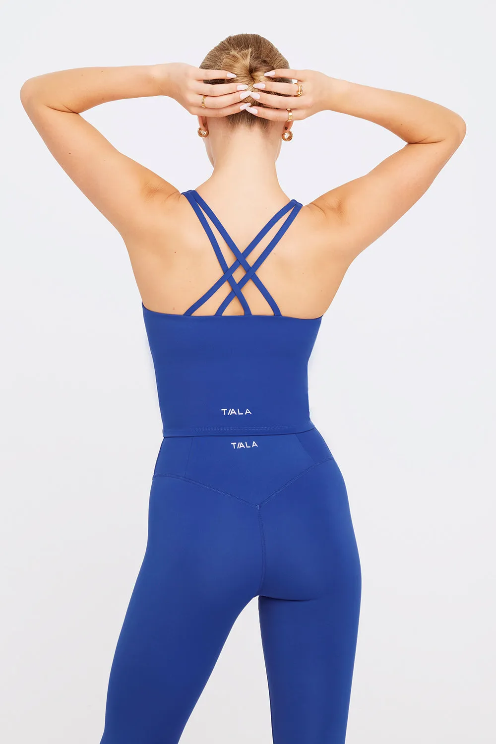 SkinLuxe Built-In Support Strappy Back Cami Top - Cobalt Blue sold by TALA product image thumbnail 5