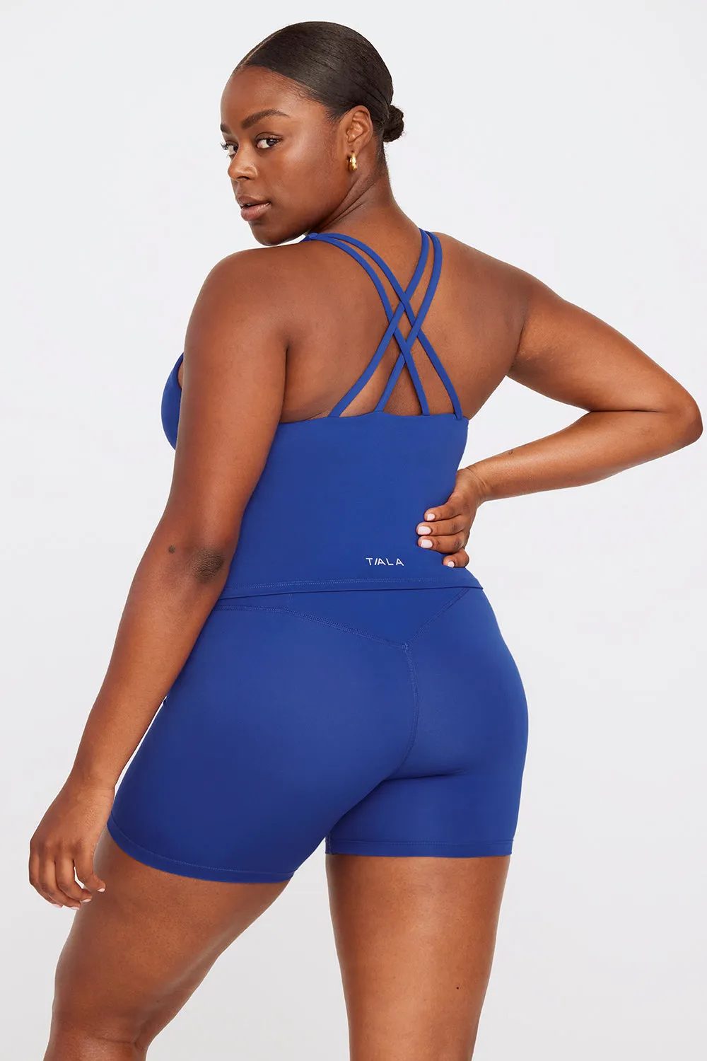 SkinLuxe Built-In Support Strappy Back Cami Top - Cobalt Blue sold by TALA product image thumbnail 2