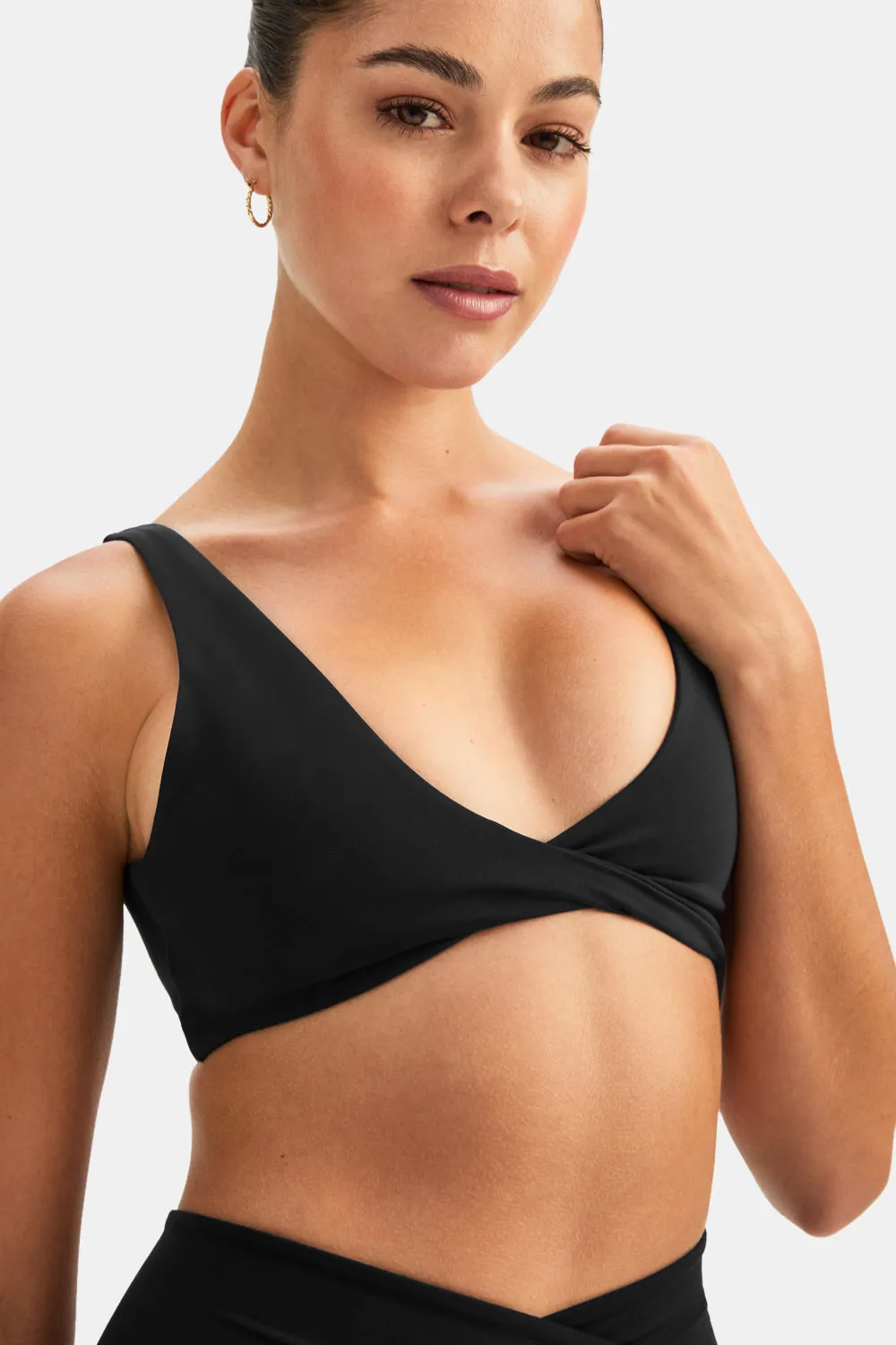 DayFlex Twist Front Sports Bra - Shadow Black sold by TALA product image thumbnail 4