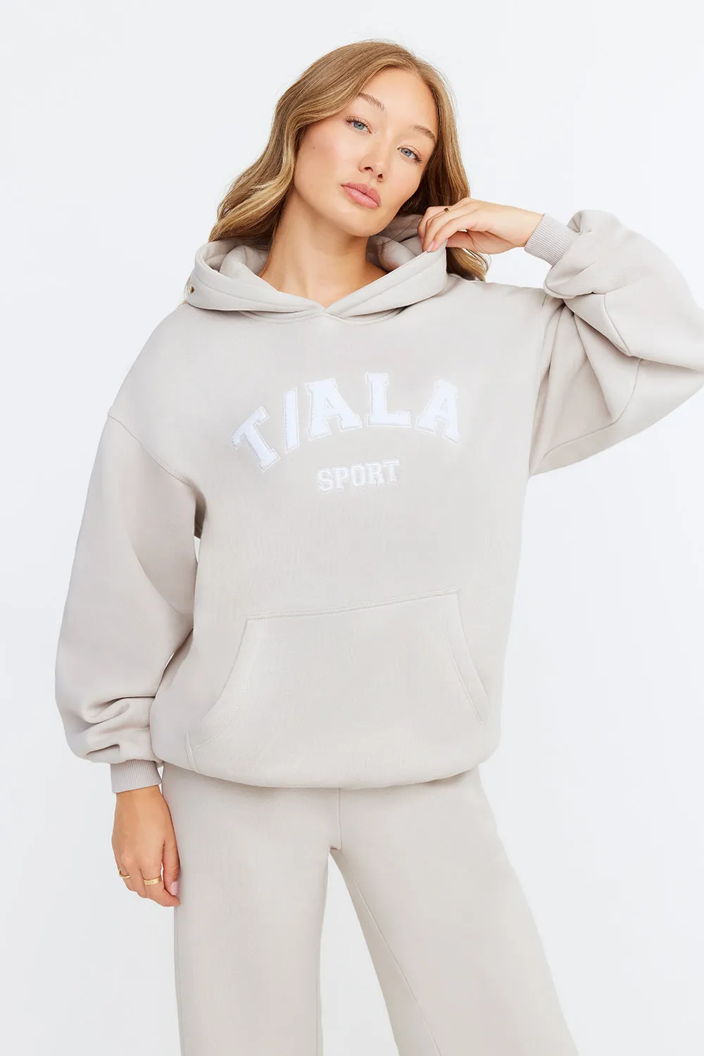 OVERSIZED CLUB HOODIE - OAT sold by TALA