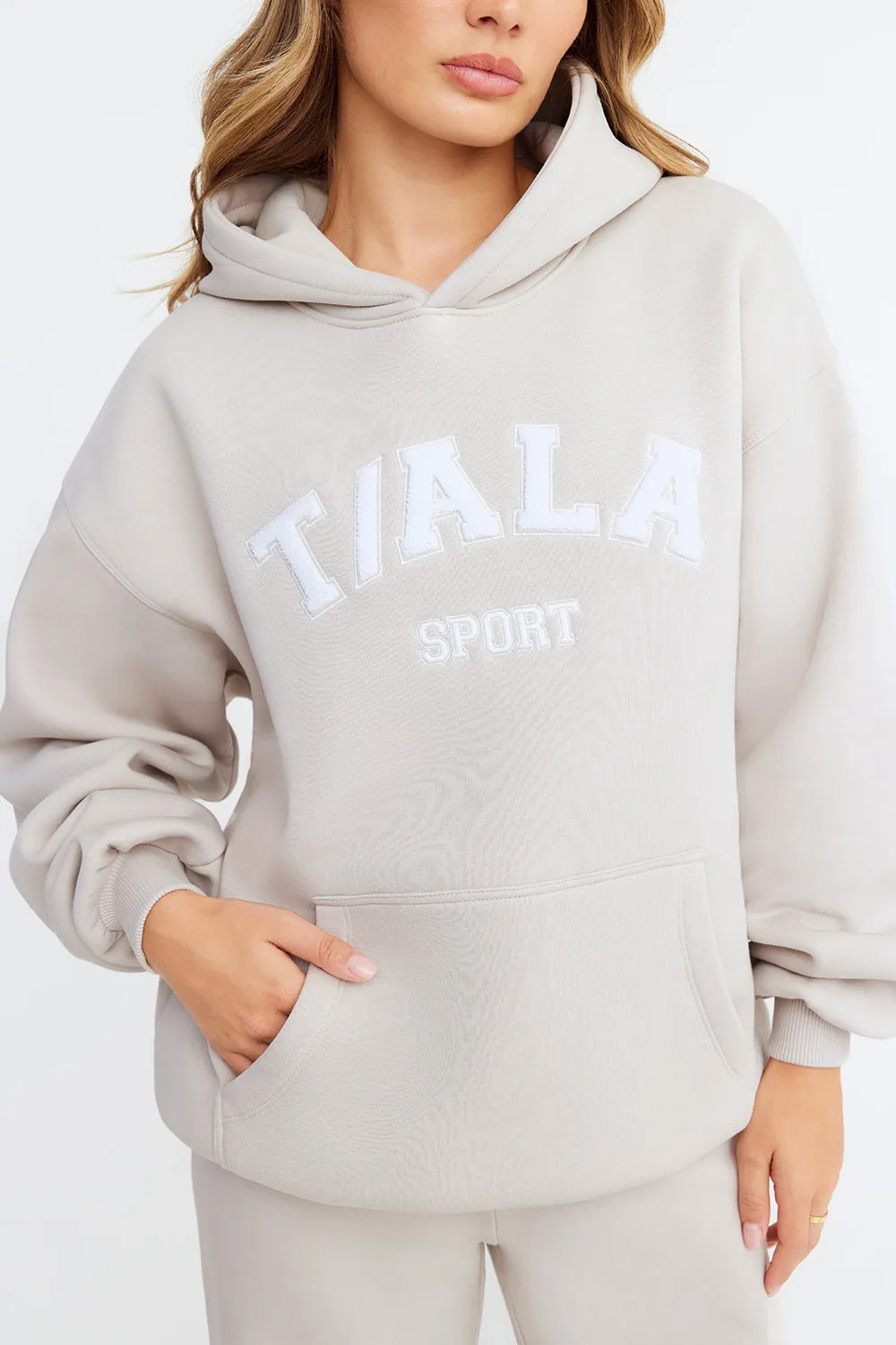 OVERSIZED CLUB HOODIE - OAT sold by TALA product image thumbnail 4