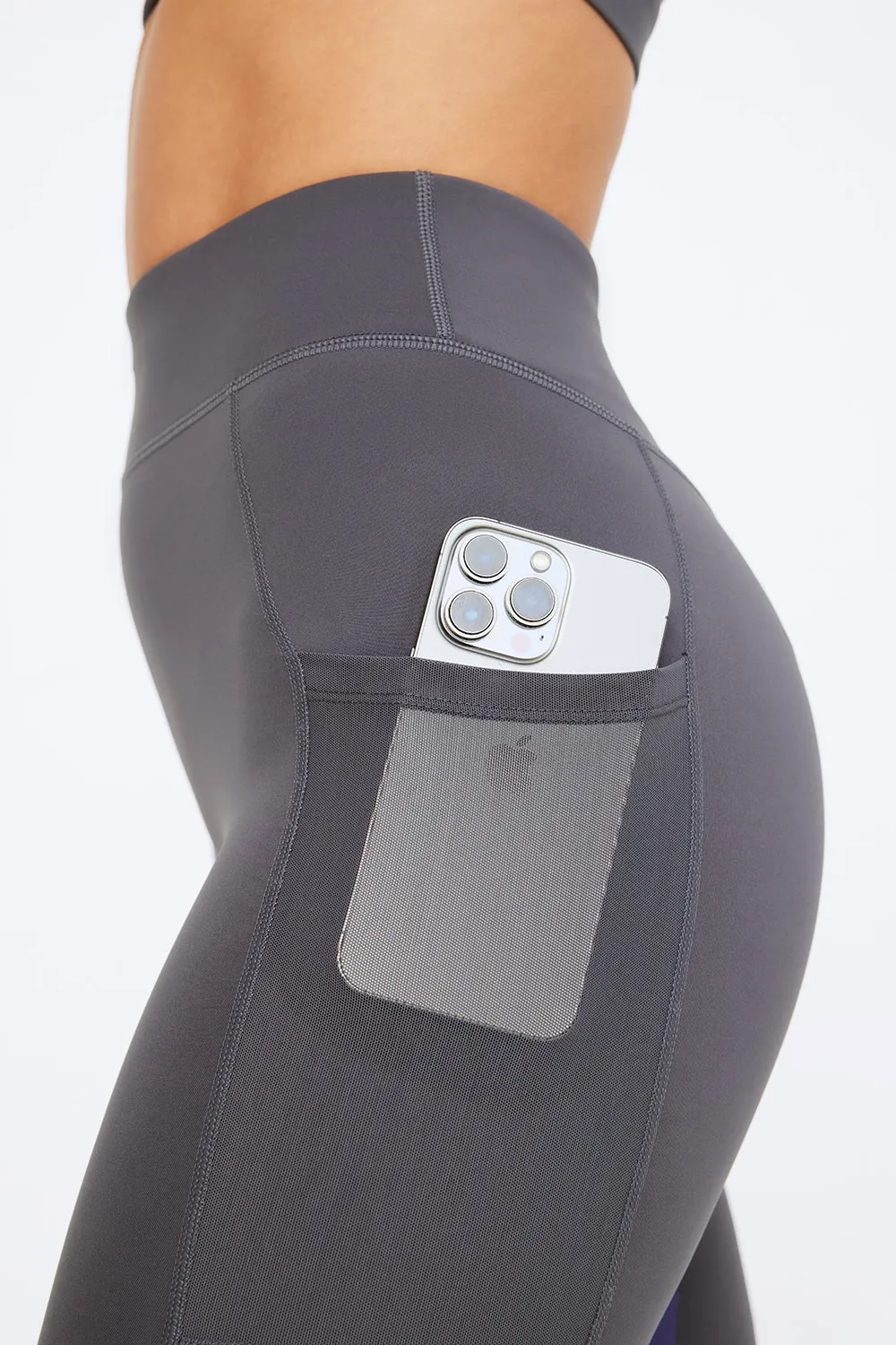 FormTech High Waisted Adjuster Running Legging - Graphite sold by TALA product image thumbnail 2