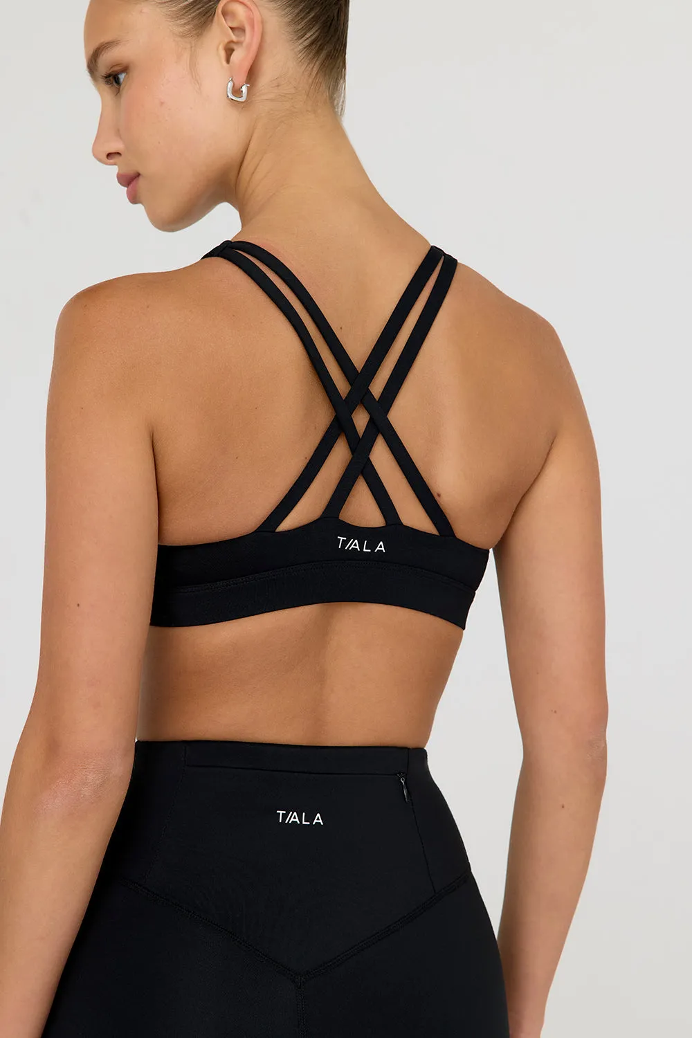 SKINLUXE TANK SPORTS BRA - SHADOW BLACK sold by TALA product image thumbnail 4