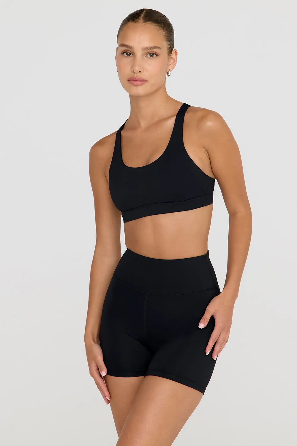 SKINLUXE TANK SPORTS BRA - SHADOW BLACK sold by TALA product image thumbnail 3