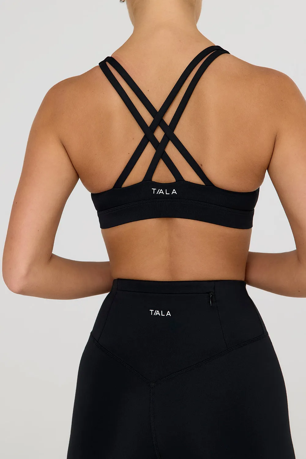 SKINLUXE TANK SPORTS BRA - SHADOW BLACK sold by TALA product image thumbnail 2
