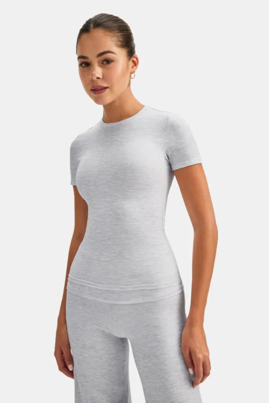 DayFlex Essential Full Length T-Shirt - Grey Marl sold by TALA