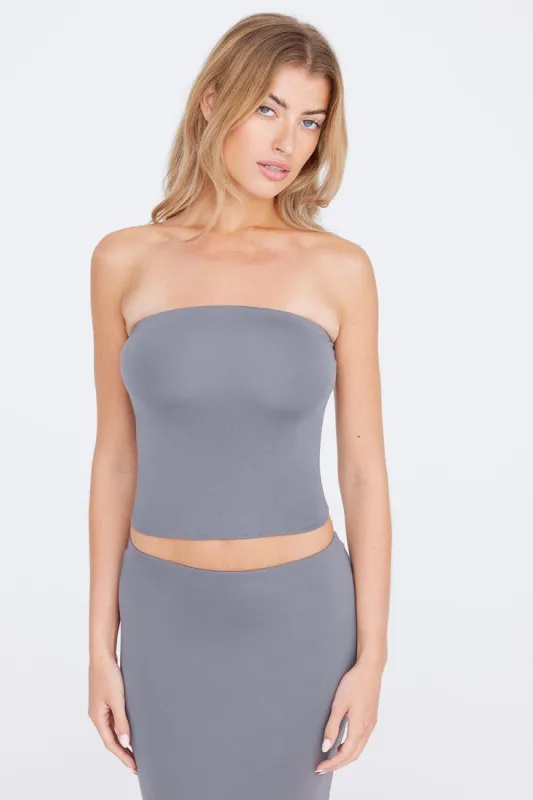 365 BANDEAU TOP - STORM GREY sold by TALA
