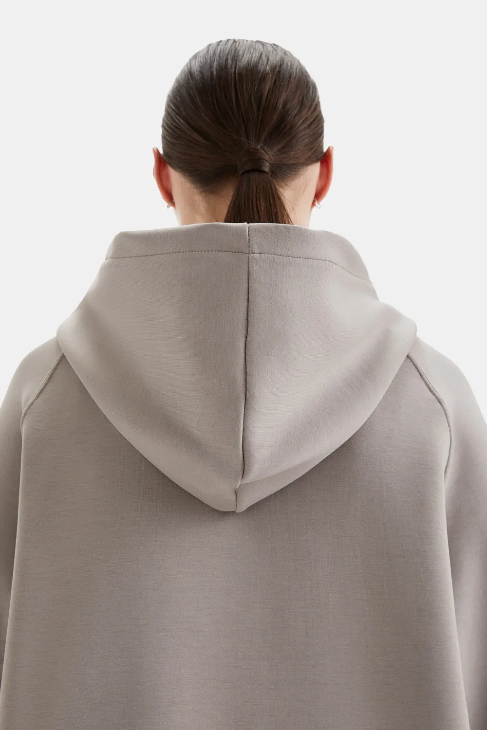 SoftSmart Flared Sleeve Hoodie - Pebble sold by TALA product image thumbnail 5