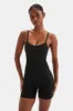 Sculpt Seamless Scrunch Unitard - Black Marl sold by TALA