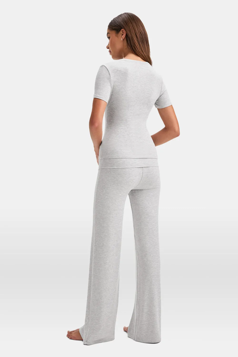 365 Sculpting Lounge T-Shirt - Grey Marl sold by TALA product image thumbnail 5