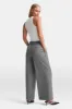 Everyday Tailoring Wide Leg Trousers - Charcoal Grey Marl sold by TALA