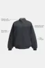 Reversible Oversized Bomber Jacket - Black And Cool Olive sold by TALA