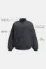 Reversible Oversized Bomber Jacket - Black And Espresso sold by TALA