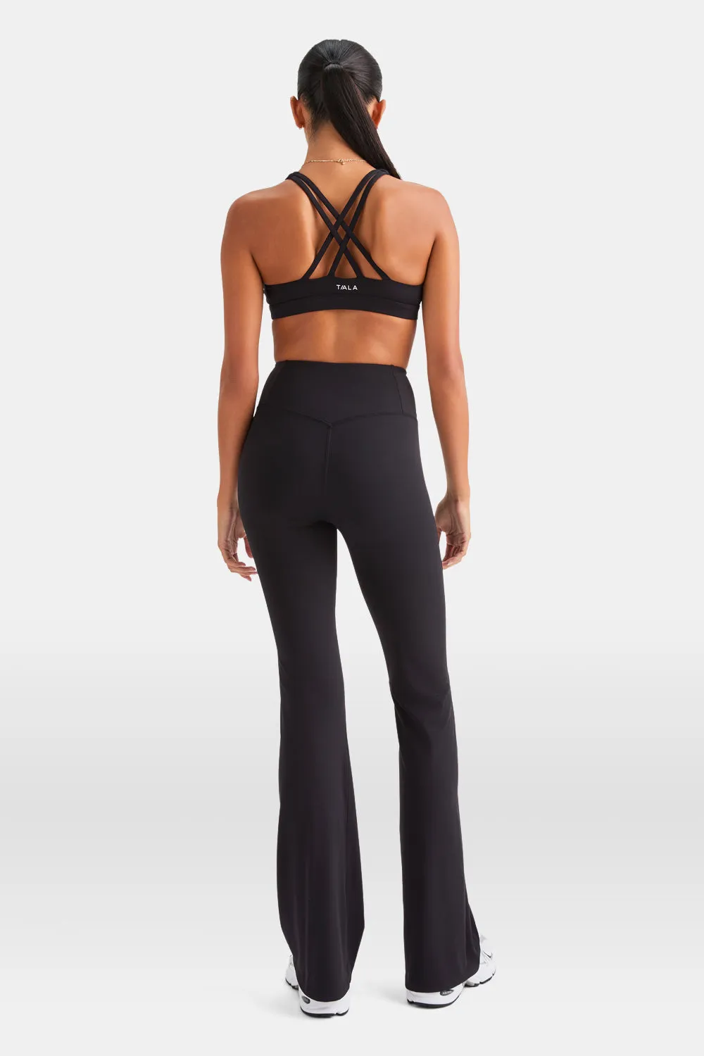 SkinLuxe V-Waist Flared Legging - Shadow Black sold by TALA product image thumbnail 4
