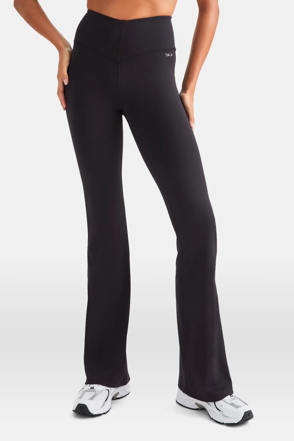SkinLuxe V-Waist Flared Legging - Shadow Black sold by TALA product image thumbnail 3
