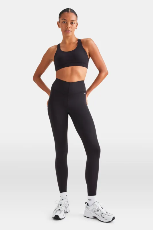 SkinLuxe V-Waist Legging - Shadow Black sold by TALA