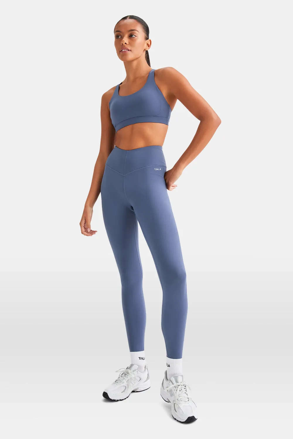 SkinLuxe Tank Sports Bra - Vintage Blue sold by TALA product image thumbnail 4