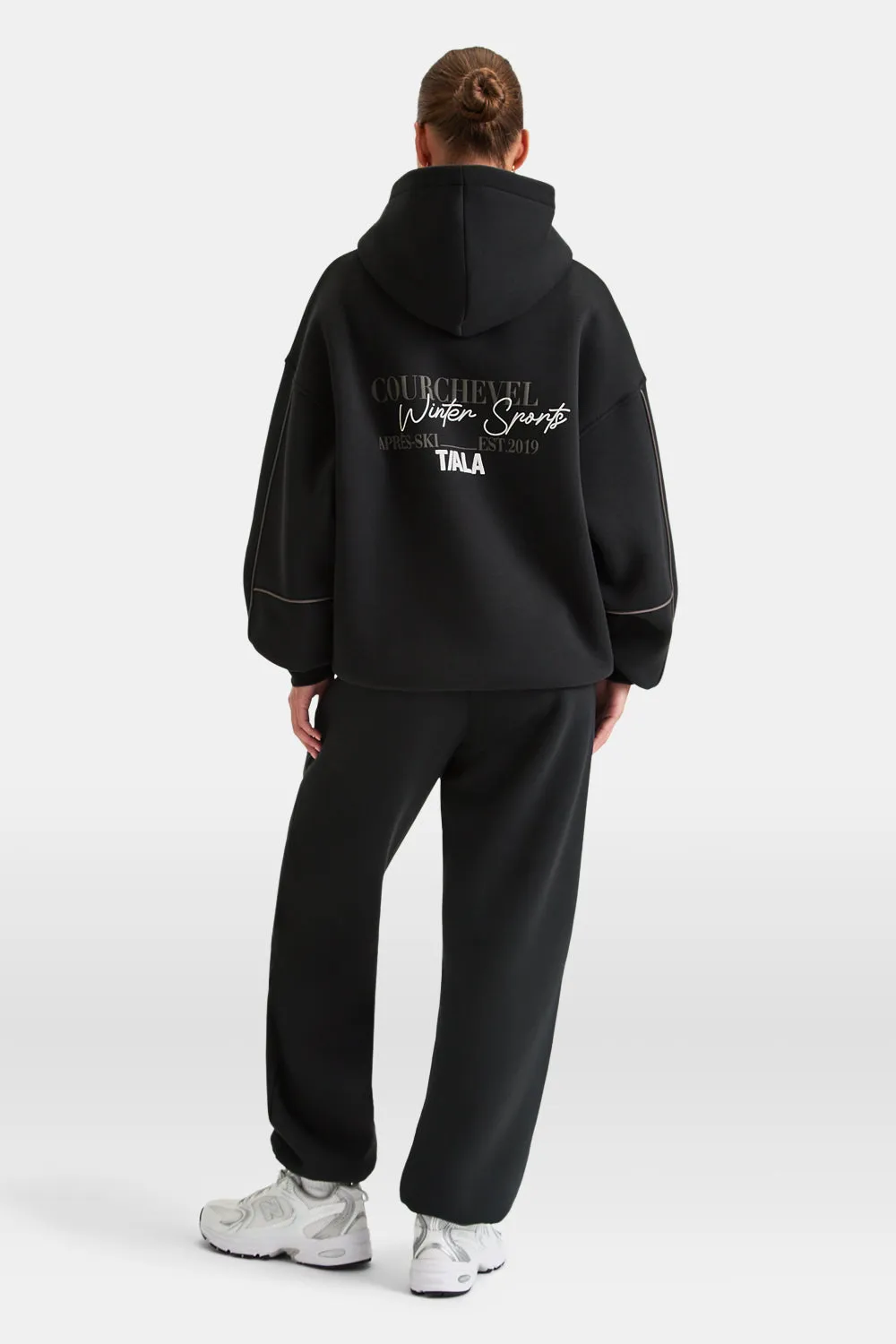 TALA WINTER SPORTS OVERSIZED HOODIE - VINTAGE BLACK sold by TALA product image thumbnail 5