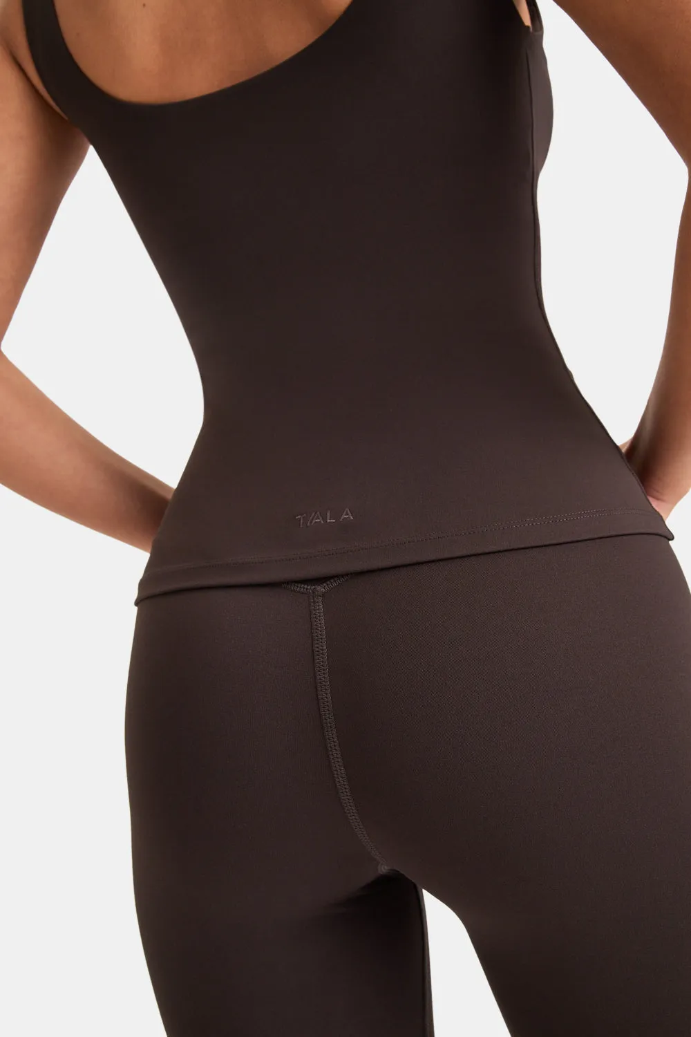 DayFlex Built-In Support Essential Square Neck Vest - Americano sold by TALA product image thumbnail 4