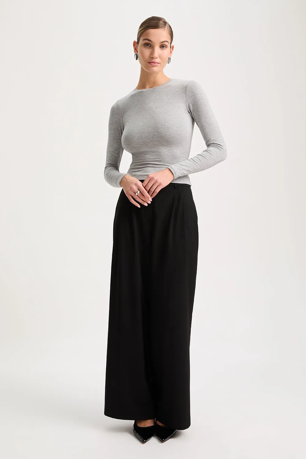 365 Long Sleeve Top - Grey Marl sold by TALA product image thumbnail 3