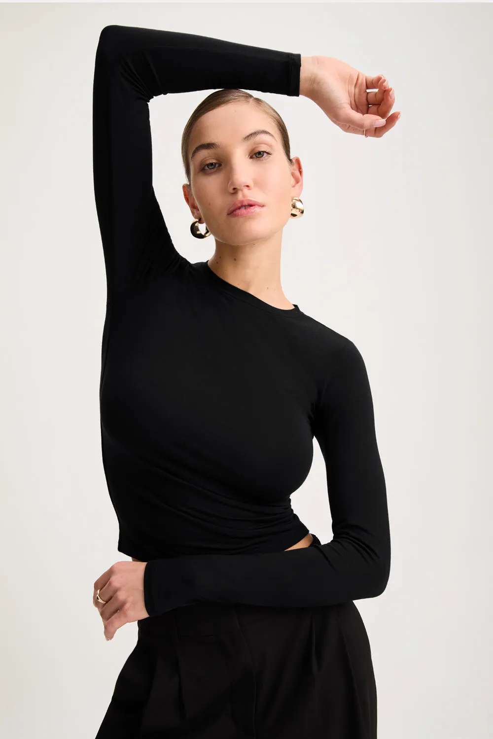 365 Long Sleeve Top - Shadow Black sold by TALA product image thumbnail 3