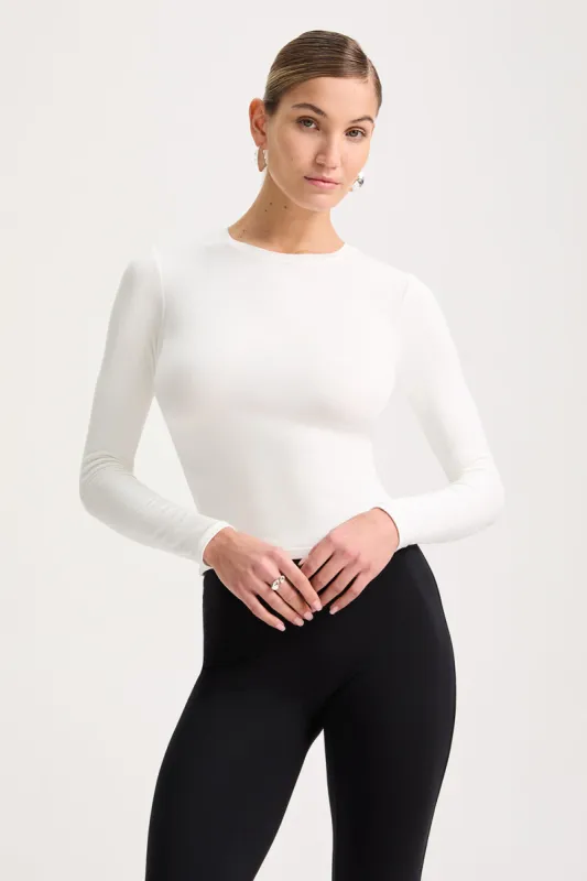 365 Long Sleeve Top - Coconut Milk sold by TALA