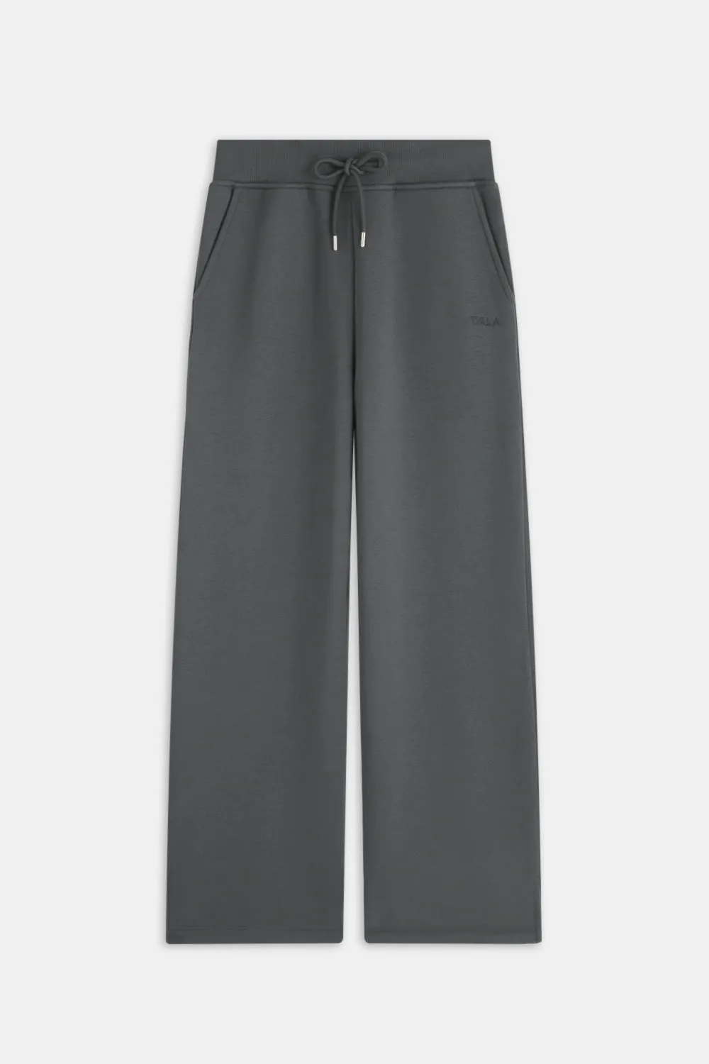 WIDE LEG CLUB LOGO JOGGER - CHARCOAL sold by TALA product image thumbnail 2
