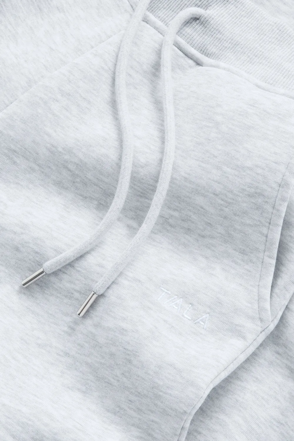 WIDE LEG CLUB LOGO JOGGER - GREY MARL sold by TALA product image thumbnail 5