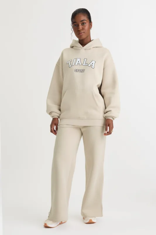 Wide Leg Club Logo Jogger - Chai sold by TALA
