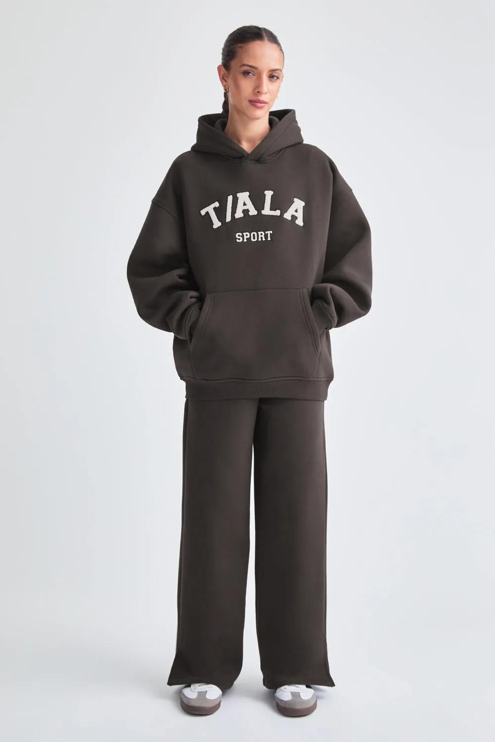 OVERSIZED CLUB HOODIE - AMERICANO sold by TALA product image thumbnail 3