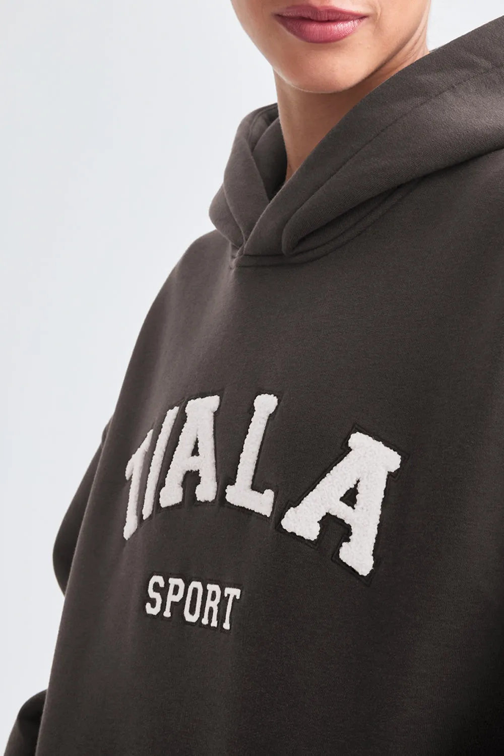 OVERSIZED CLUB HOODIE - AMERICANO sold by TALA product image thumbnail 4