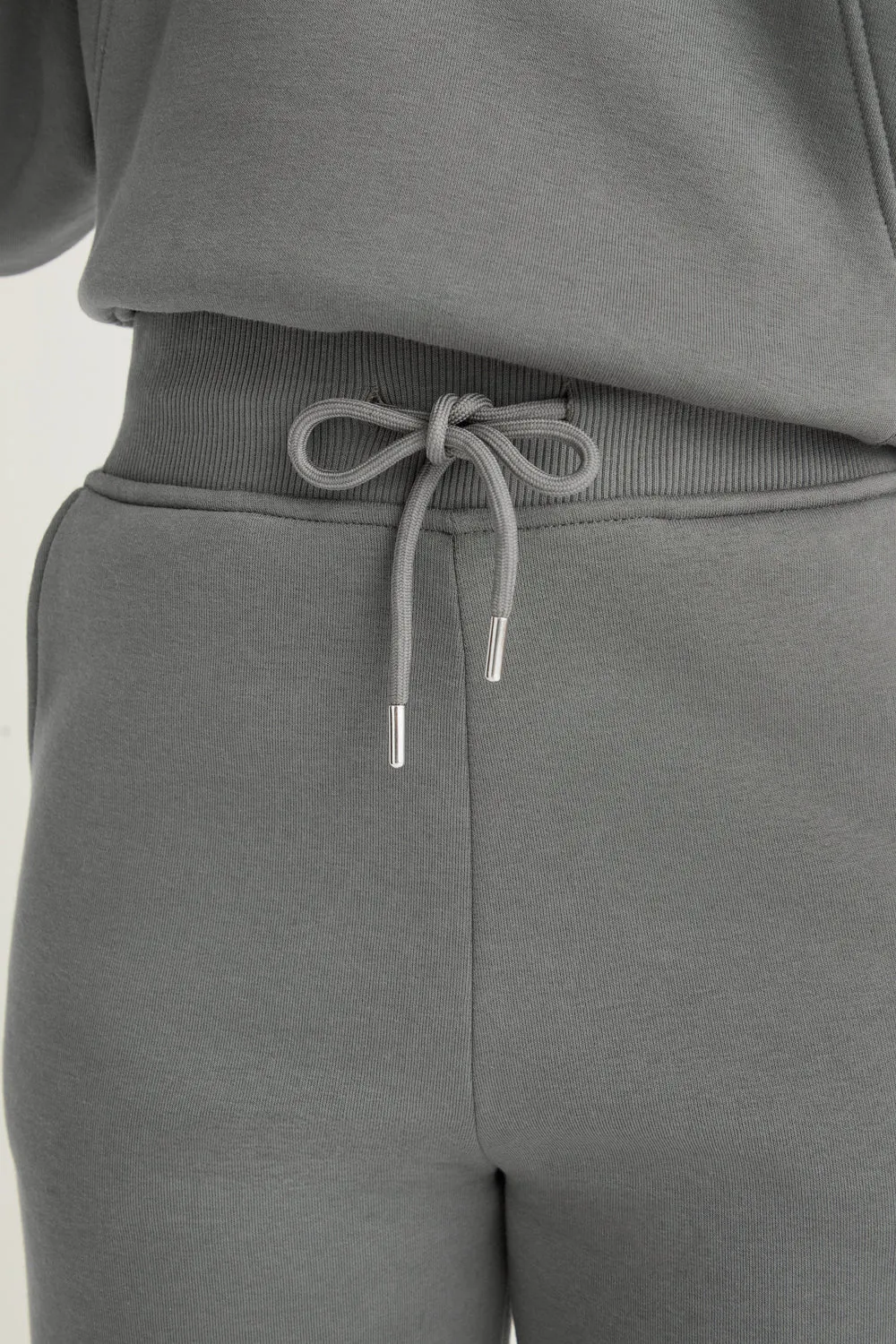 WIDE LEG CLUB LOGO JOGGER - SLATE GREY sold by TALA product image thumbnail 5