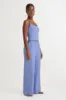 Soft Lounge Wide Leg Pyjama Bottoms - Cornflower Blue sold by TALA