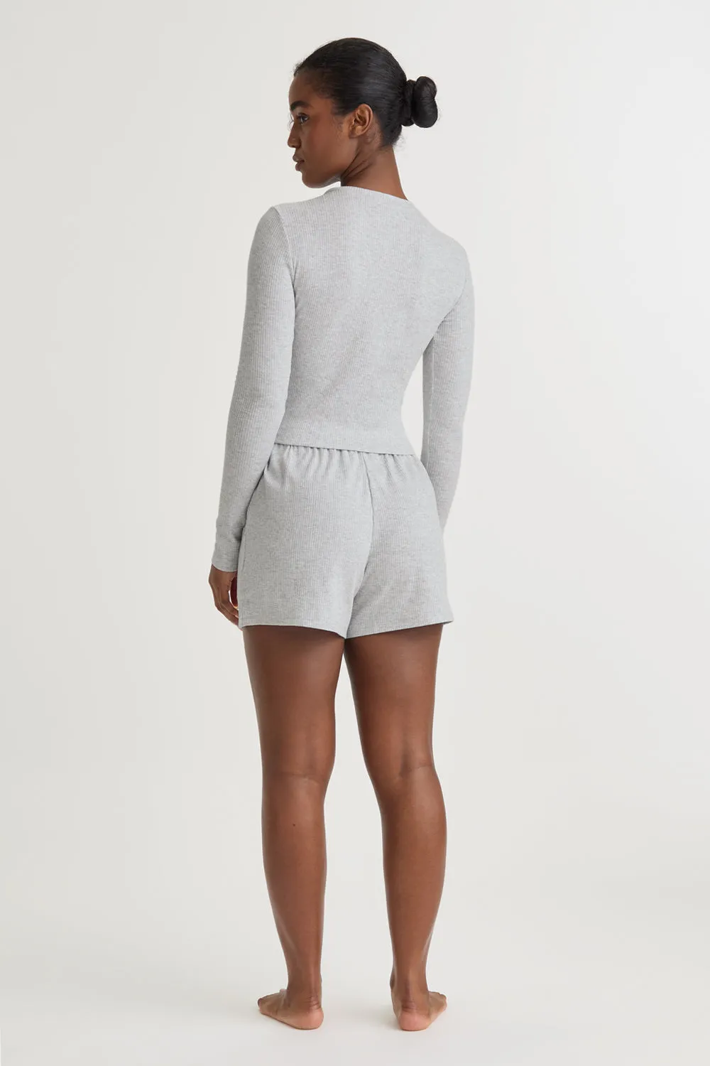 Soft Lounge Cardigan - Grey Marl sold by TALA product image thumbnail 4