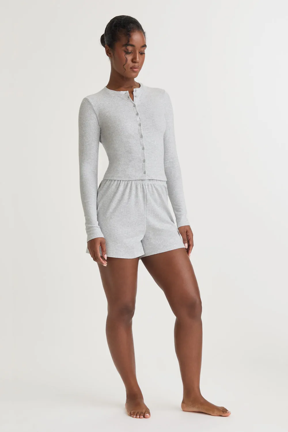 Soft Lounge Cardigan - Grey Marl sold by TALA product image thumbnail 3