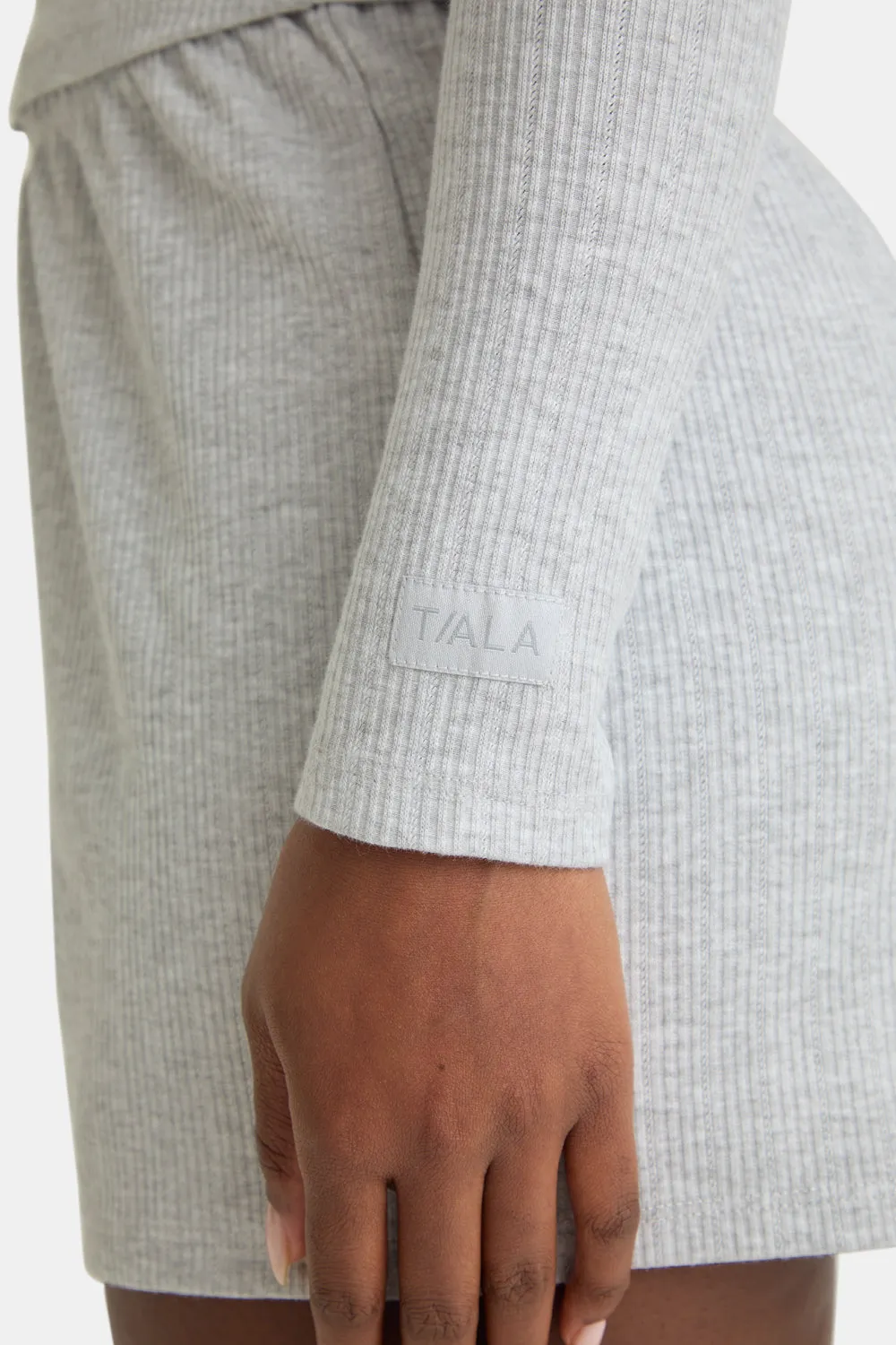 Soft Lounge Cardigan - Grey Marl sold by TALA product image thumbnail 5