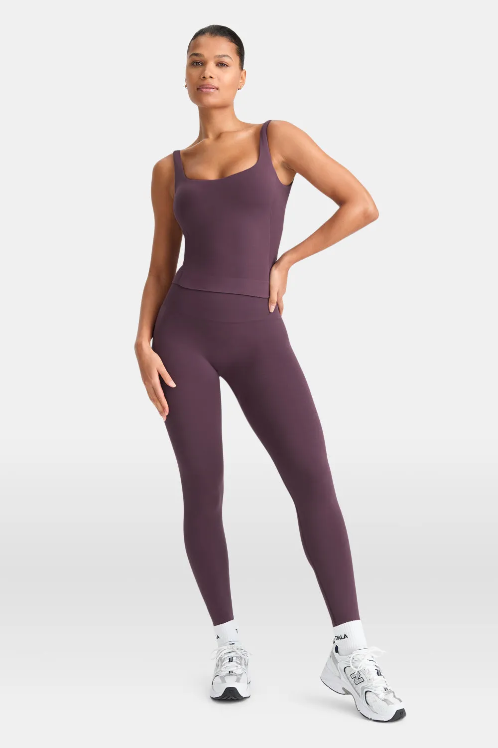 Sculpt Seamless Built-In Bra Vest - Plum Marl sold by TALA product image thumbnail 3