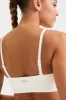 Sculpt Seamless Bandeau Sports Bra - Milk Marl sold by TALA
