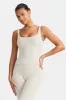 Sculpt Seamless Built-In Bra Vest - Chai Marl sold by TALA