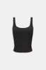 Sculpt Seamless Built-In Bra Vest - Black Marl sold by TALA