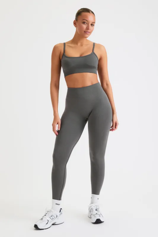 Sculpt Seamless Scrunch Legging - Dark Olive Marl sold by TALA