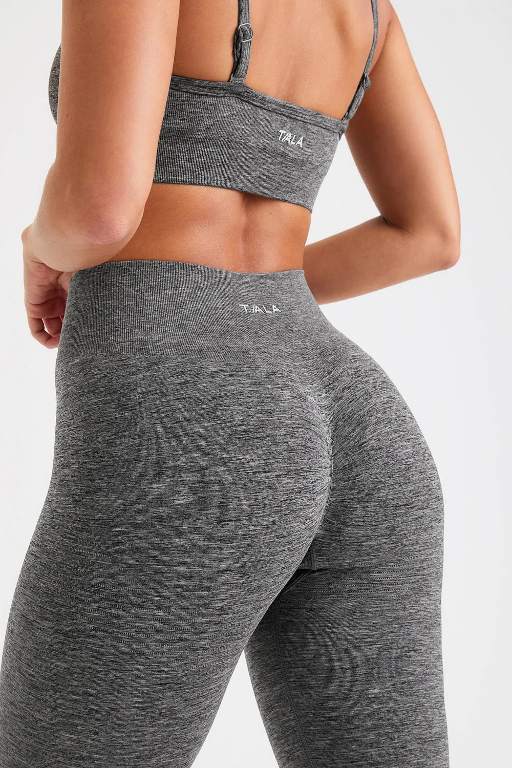 Sculpt Seamless Scrunch Legging - Charcoal Marl sold by TALA product image thumbnail 2