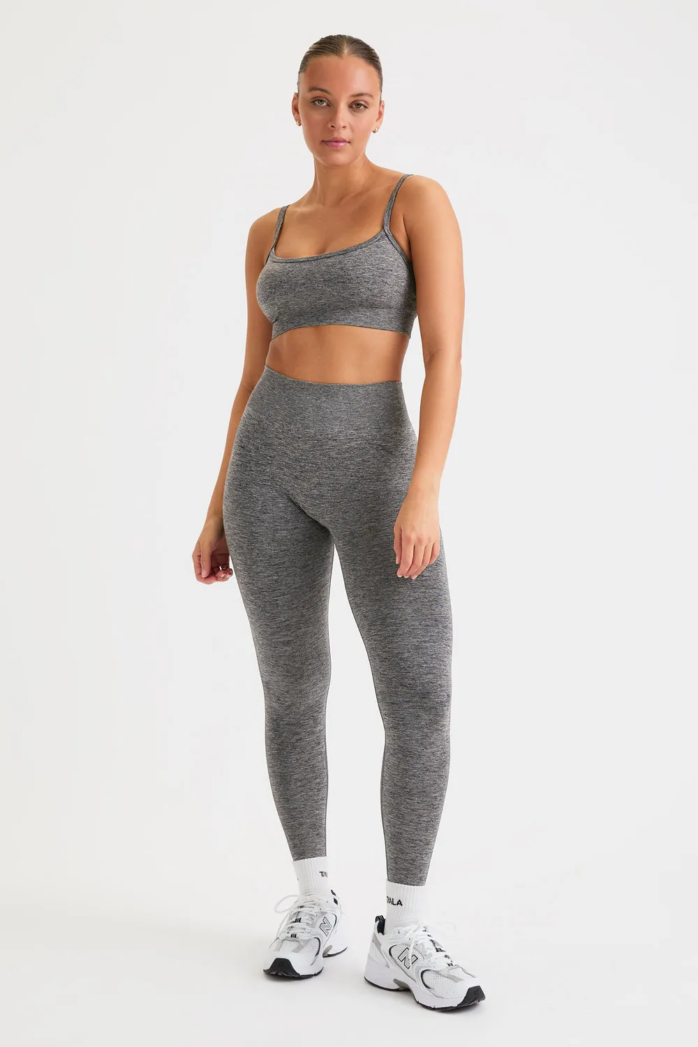 Sculpt Seamless Scrunch Legging - Charcoal Marl sold by TALA