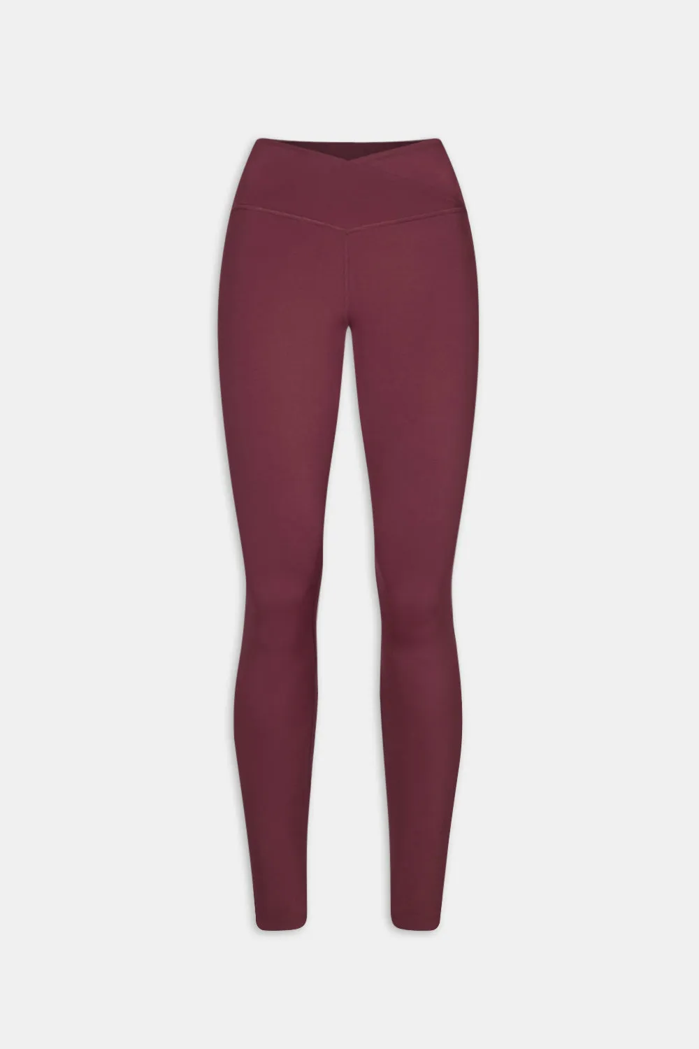 DayFlex Wrap High Waisted Legging - Burgundy sold by TALA product image thumbnail 2