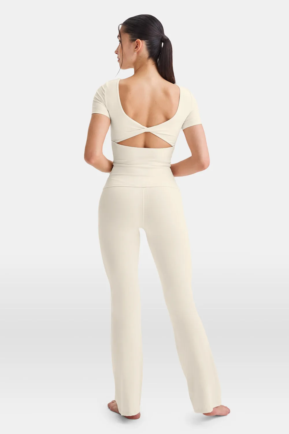 DayFlex Twist Back T-Shirt - Buttermilk sold by TALA product image thumbnail 3