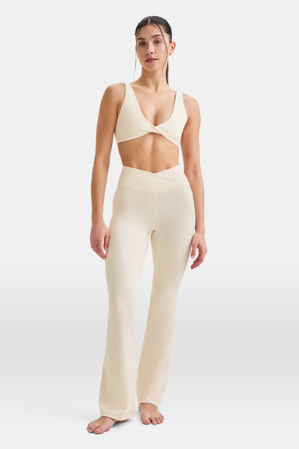 DayFlex Twist Front Sports Bra - Buttermilk sold by TALA product image thumbnail 4